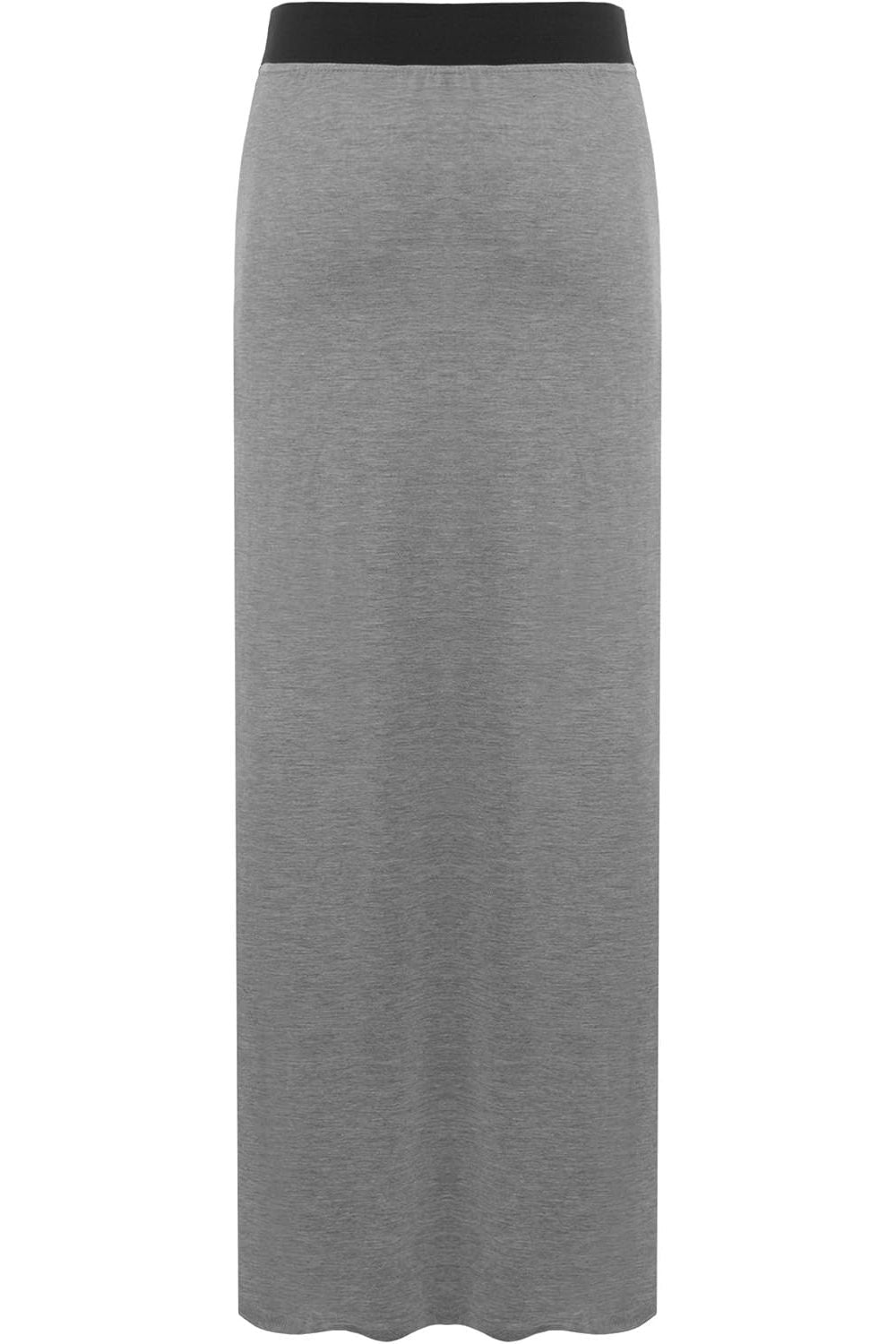 Elasticated Waist Long Maxi Skirt – Plus Size Pencil Style Skirt WearAll