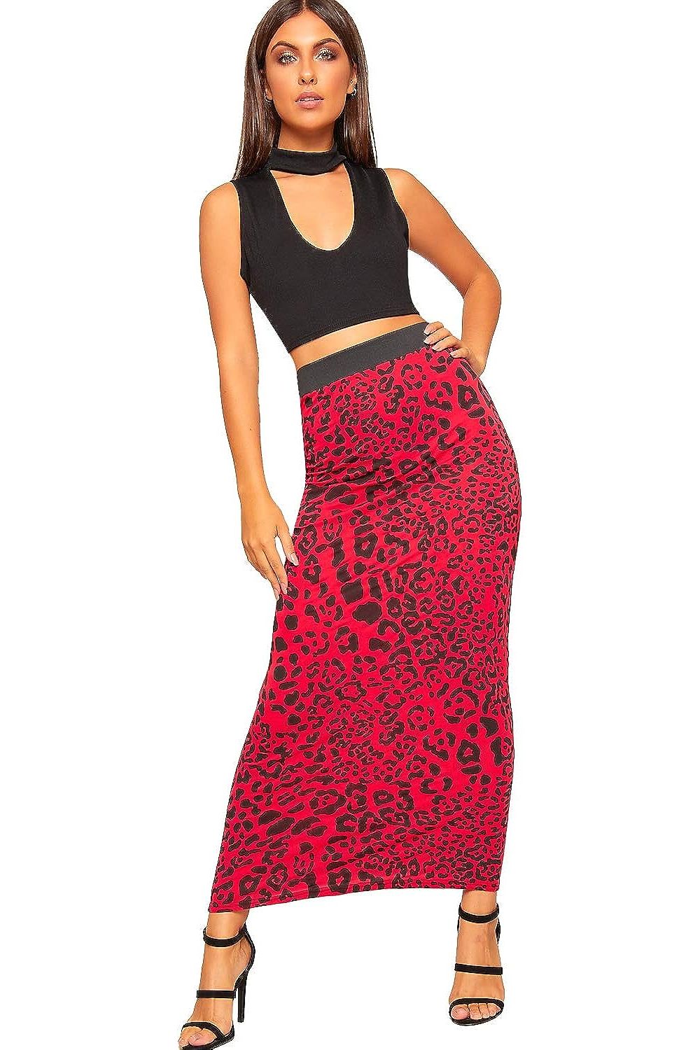 Plus Size High Waist Stretch Long Maxi Skirt Skirt WearAll