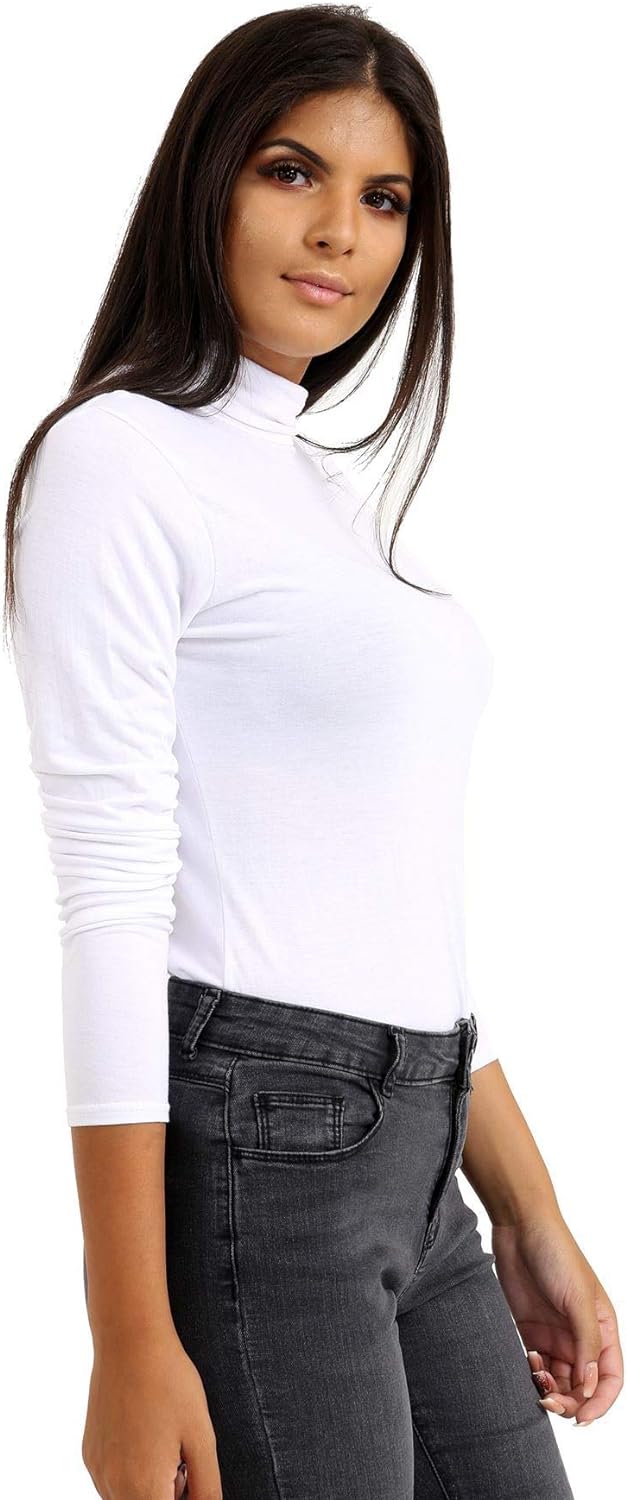 Turtle Neck Long Sleeve Top Tops WearAll
