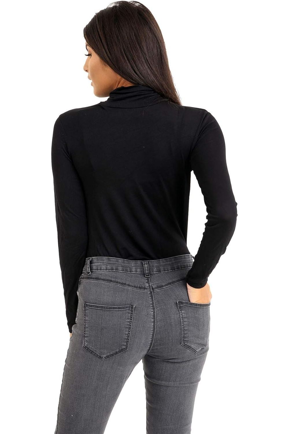 Plus Size Turtle Neck Long Sleeve Top Tops WearAll