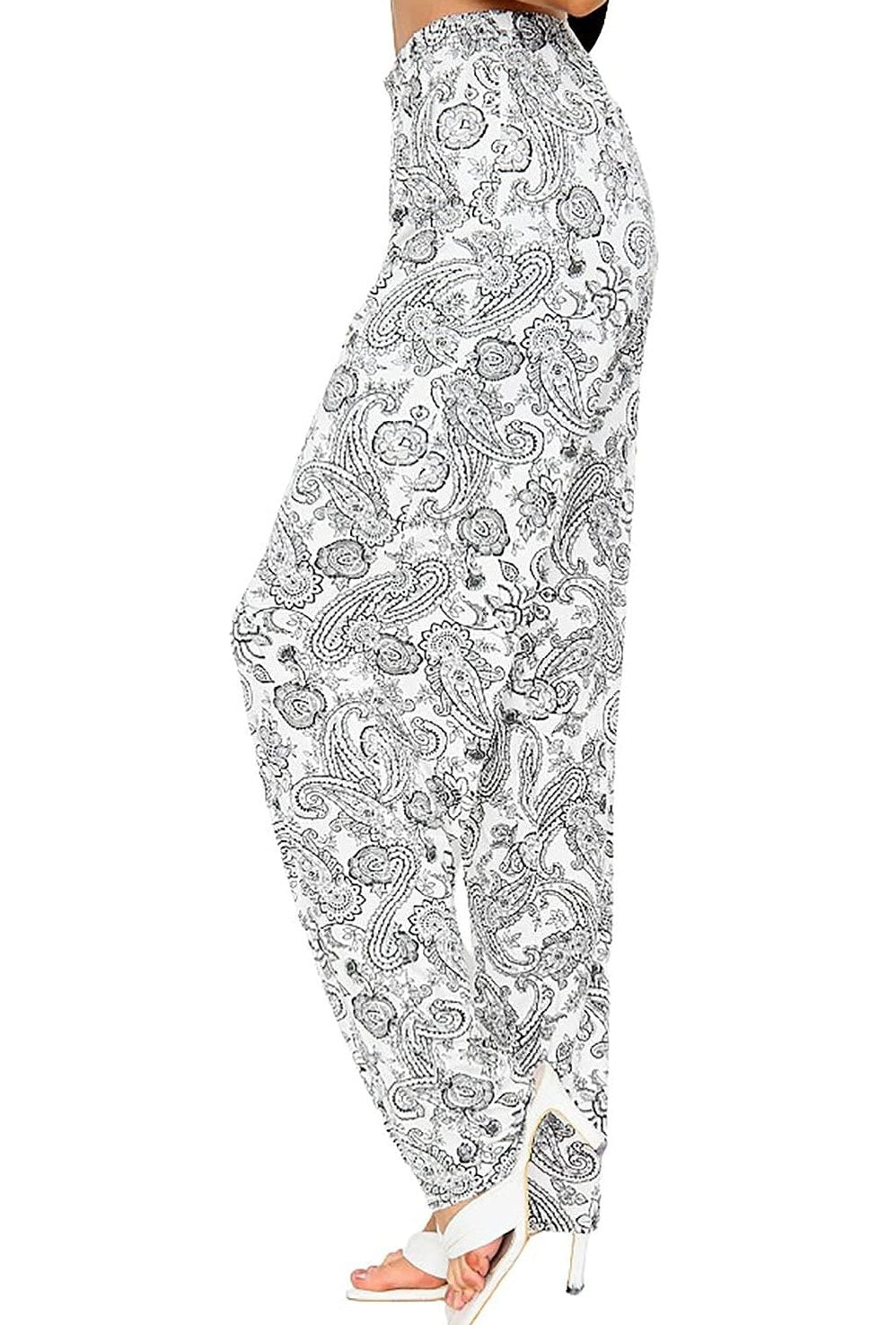 Paisley Print Full Length Trouser Trousers WearAll