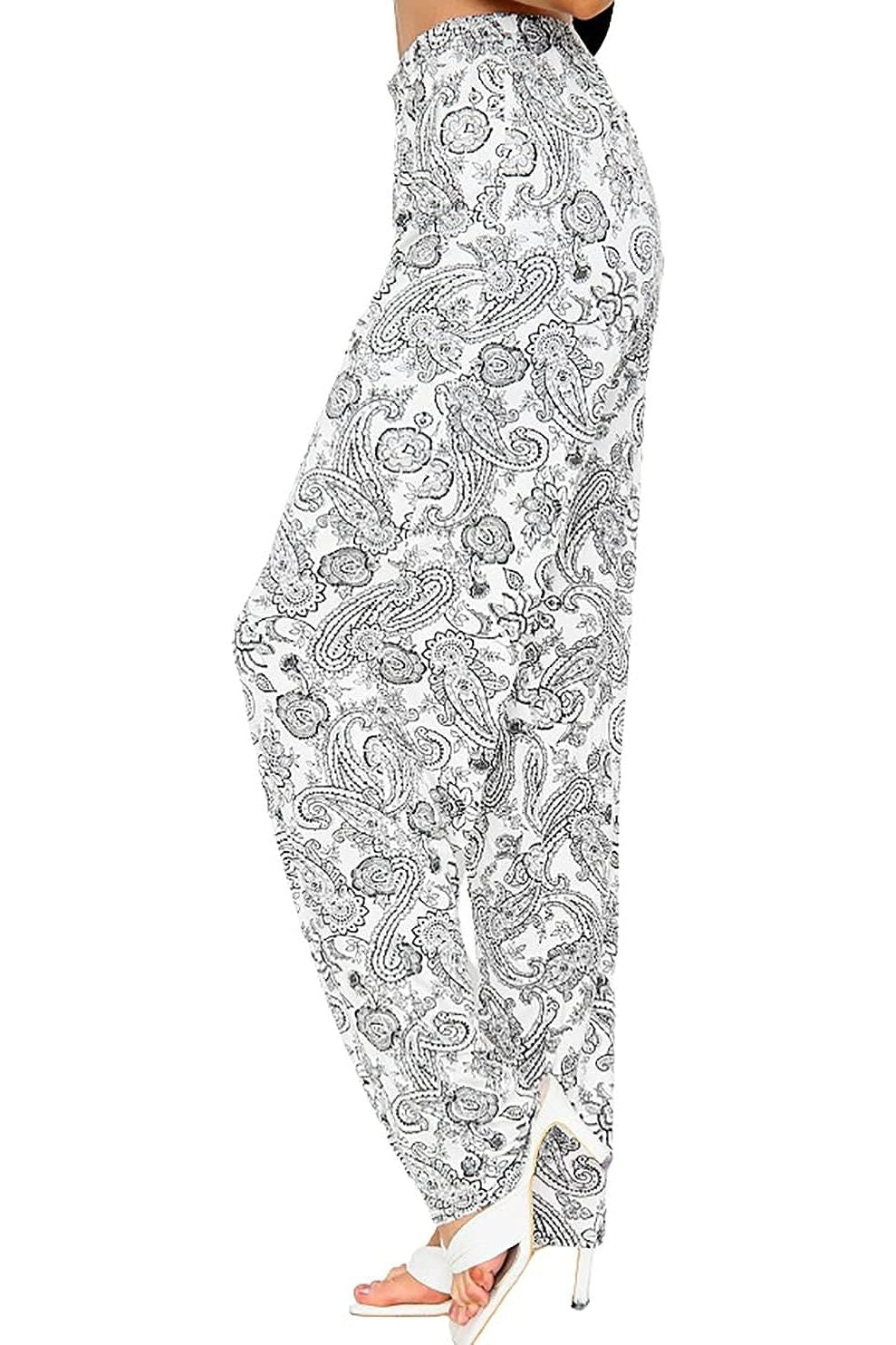 Paisley Print Full Length Trouser Trousers WearAll