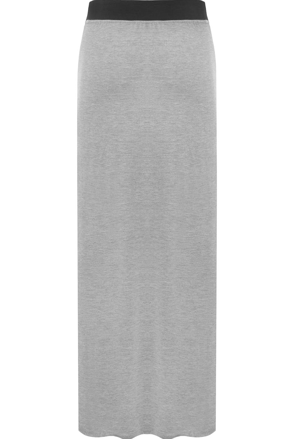 Pencil Long Maxi Skirt Elasticated Waist Skirt WearAll