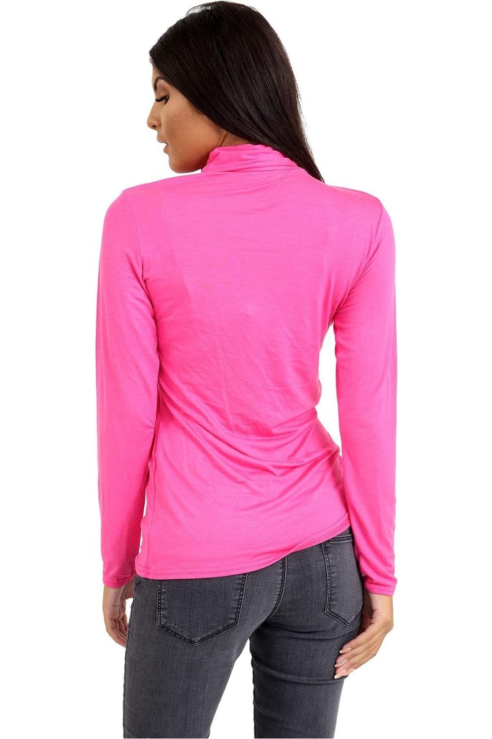 Plus Size Turtle Neck Long Sleeve Top Tops WearAll