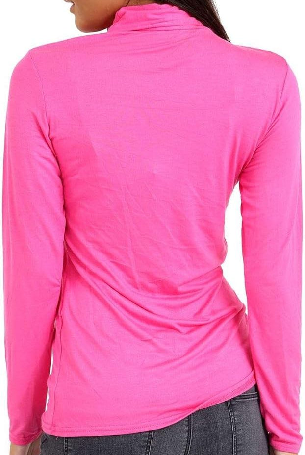 Turtle Neck Long Sleeve Top Tops WearAll