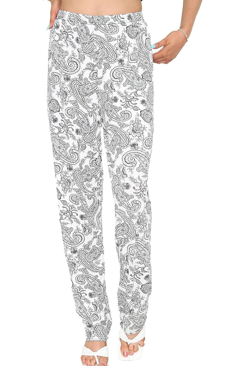 Paisley Print Full Length Trouser Trousers WearAll