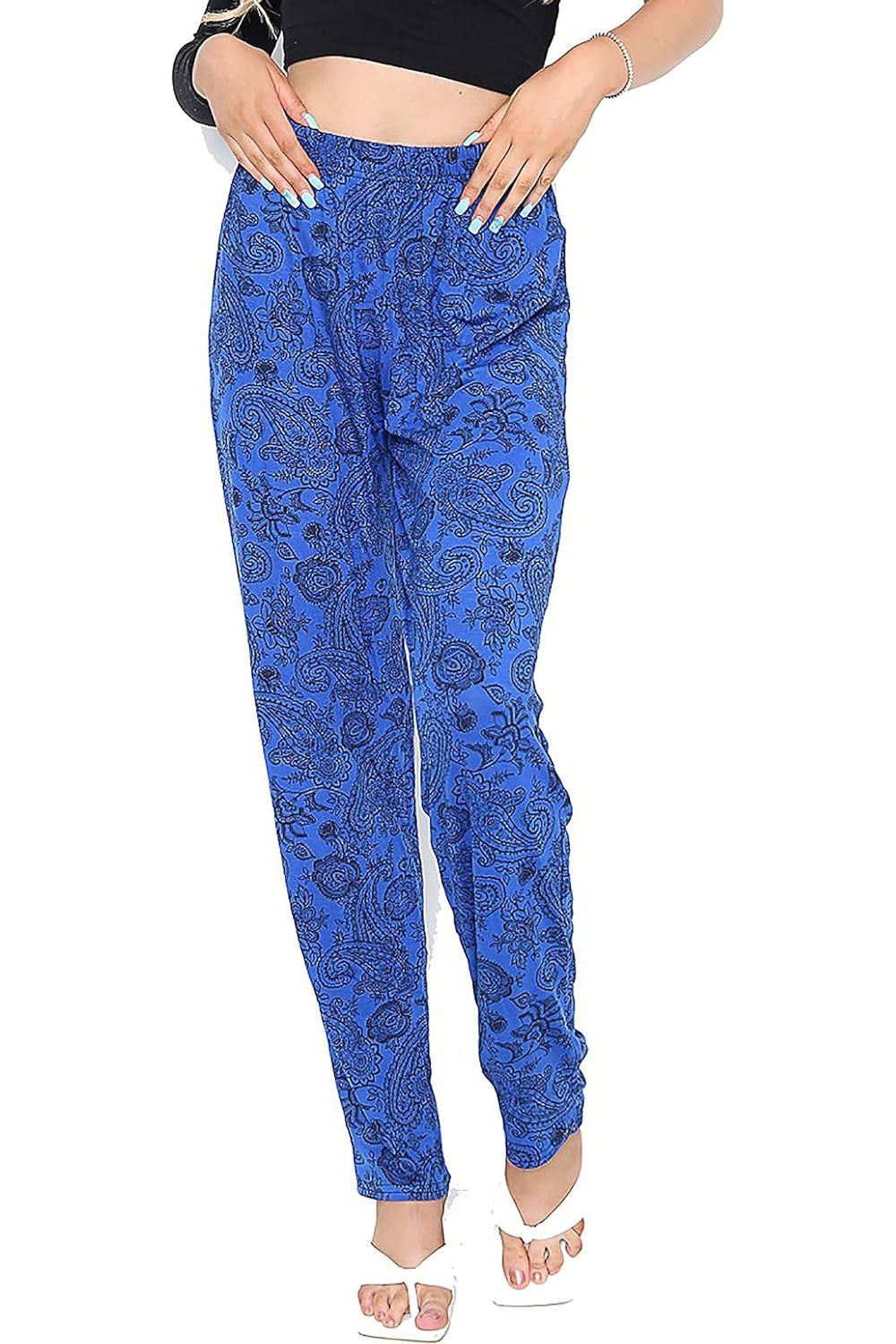 Paisley Print Full Length Trouser Trousers WearAll