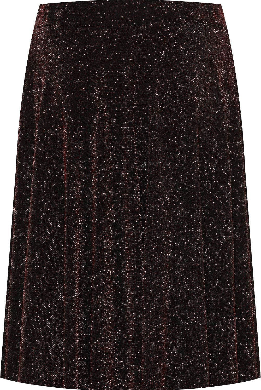 Lurex Glitter Sparkle Flared Swing Skirt Skirt WearAll