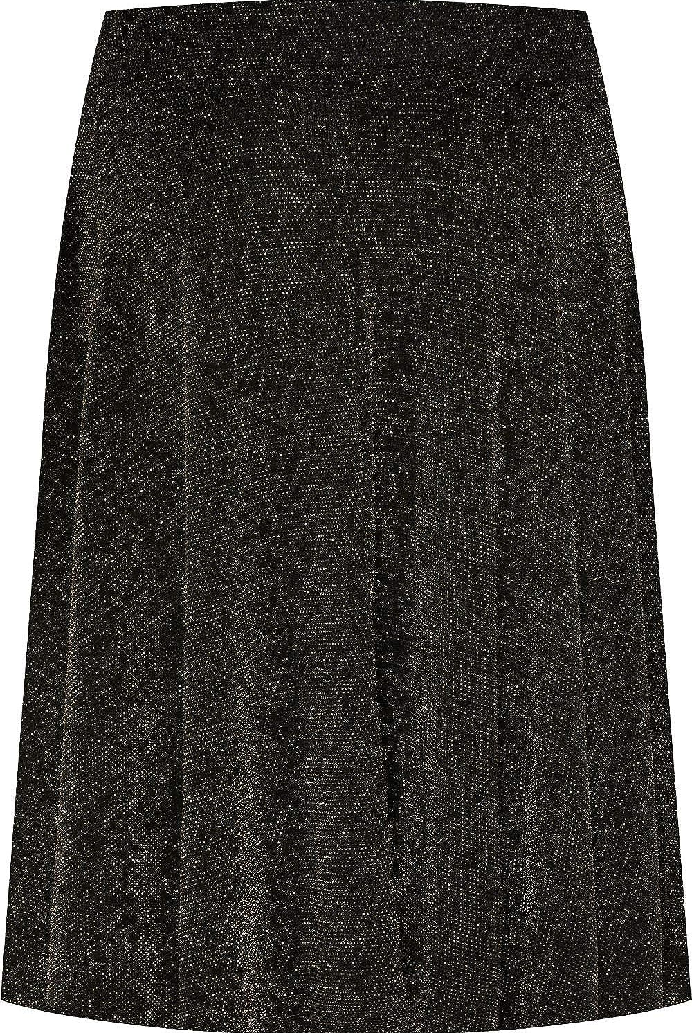 Lurex Glitter Sparkle Flared Swing Skirt Skirt WearAll