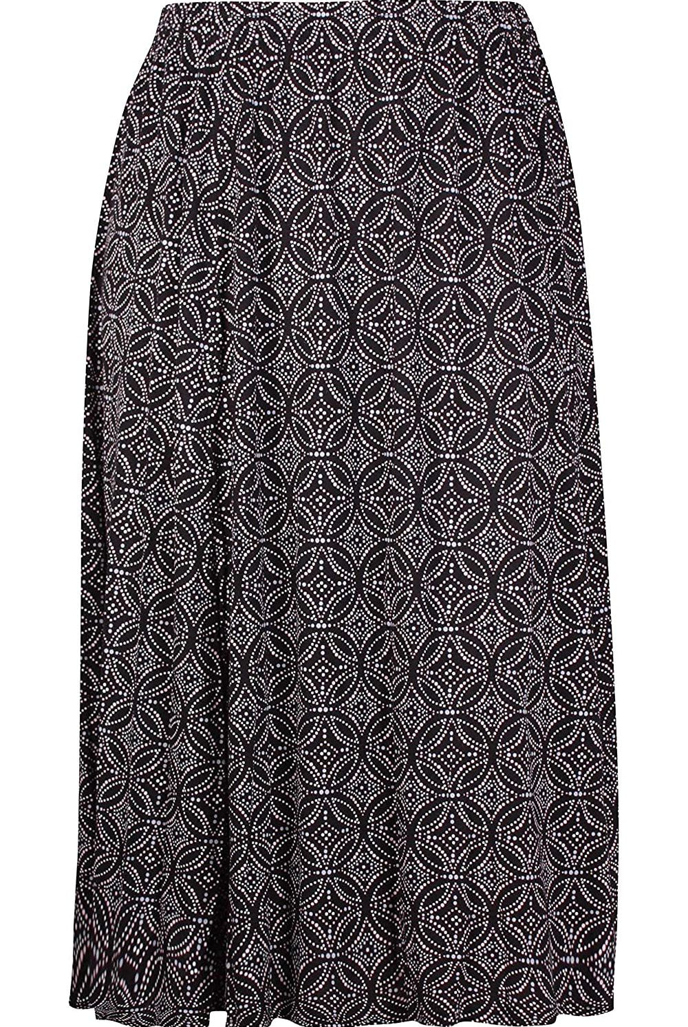 Circle Print Midi Skirt Skirt WearAll