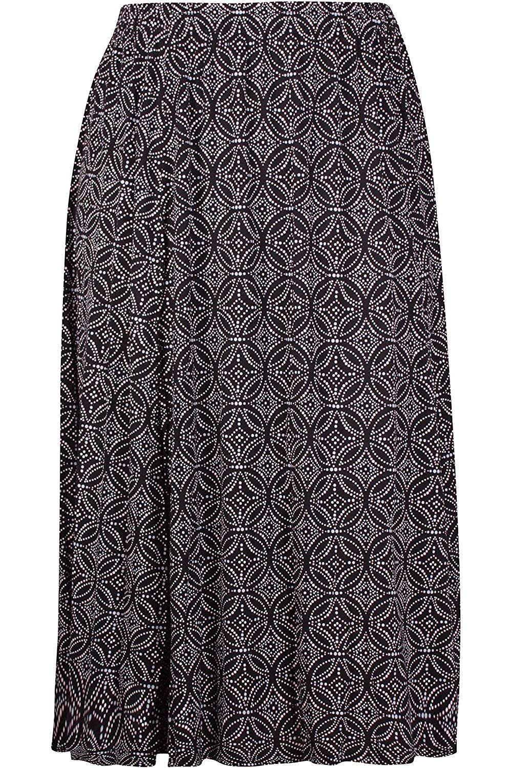 Circle Print Midi Skirt Skirt WearAll