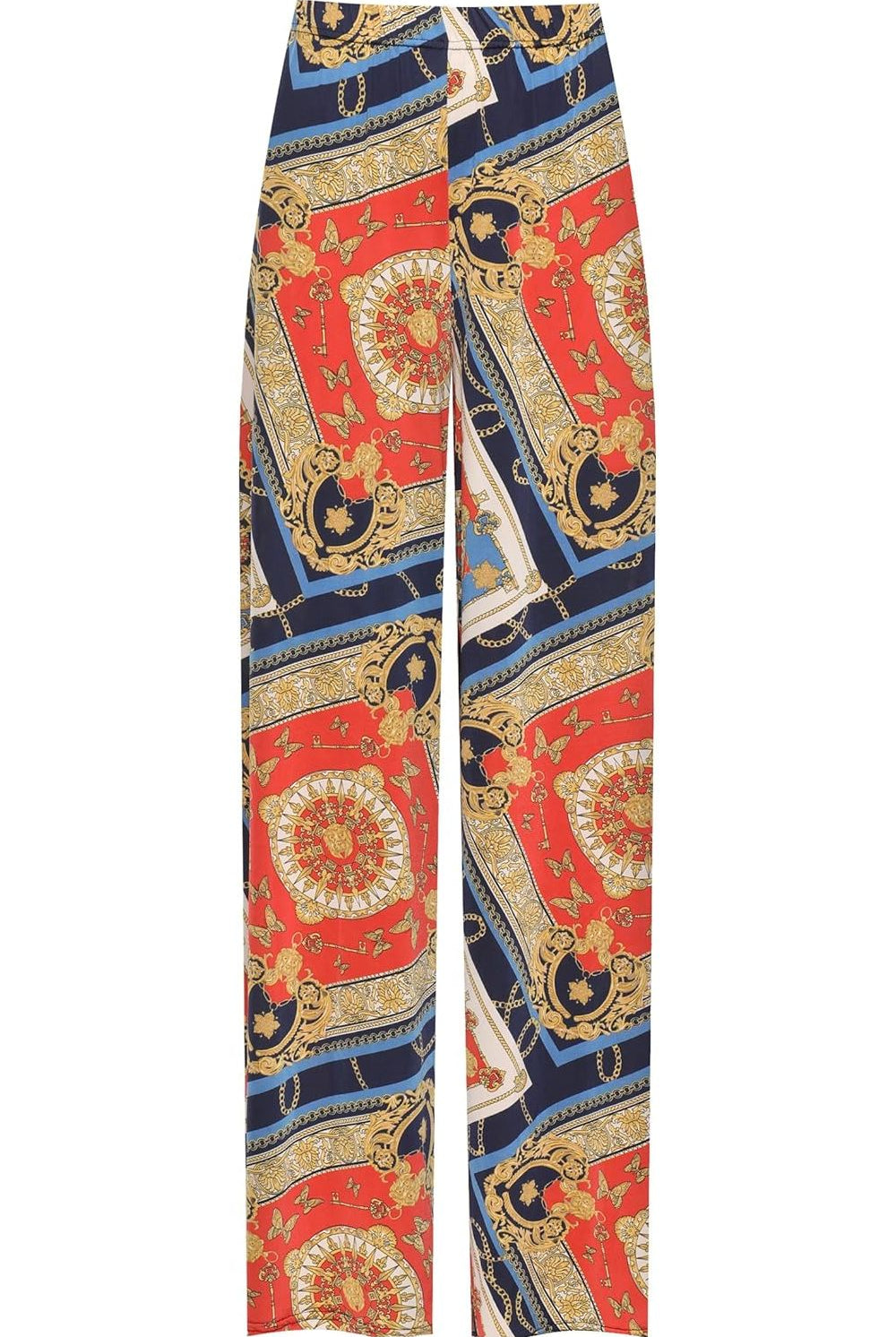 Baroque Paisley Print Palazzo Trouser Palazzo WearAll