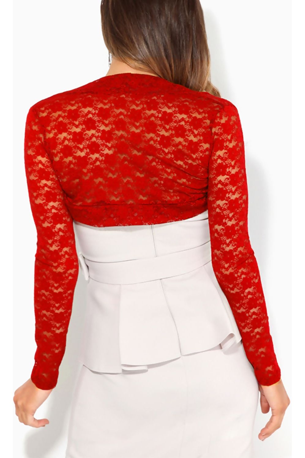 Cropped Lace Bolero Shrug Tops WearAll