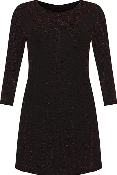 Lurex Sparkle Ladies Glitter Swing Short Dress WearAll