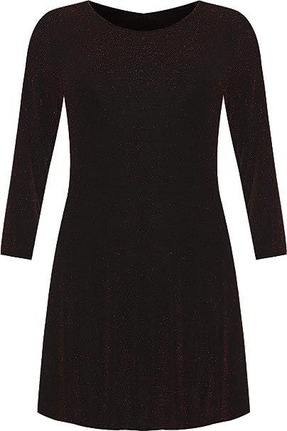 Lurex Sparkle Ladies Glitter Swing Short Dress WearAll