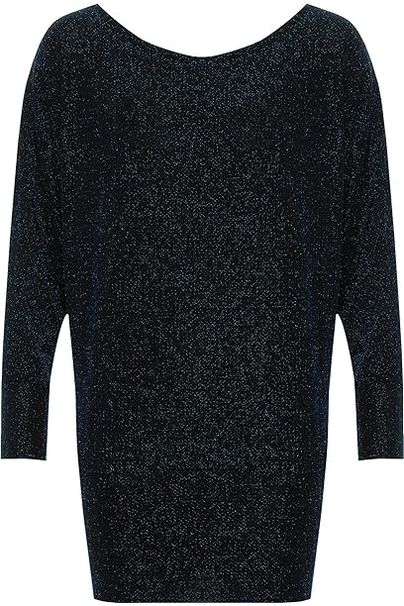 Off Shoulder Glitter Sparkle Batwing Top Tops WearAll Blue 14