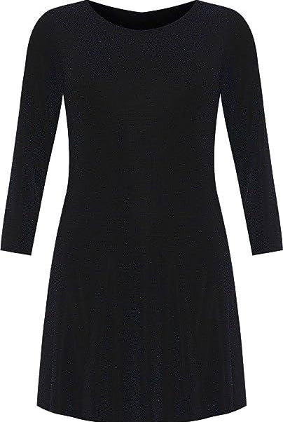 Lurex Sparkle Ladies Glitter Swing Short Dress WearAll
