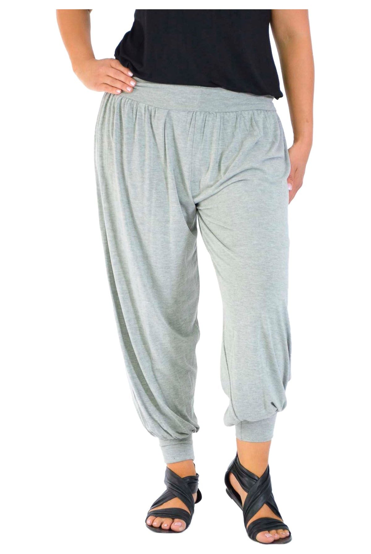 Plus Size Harem Trousers Full Length Trousers WearAll