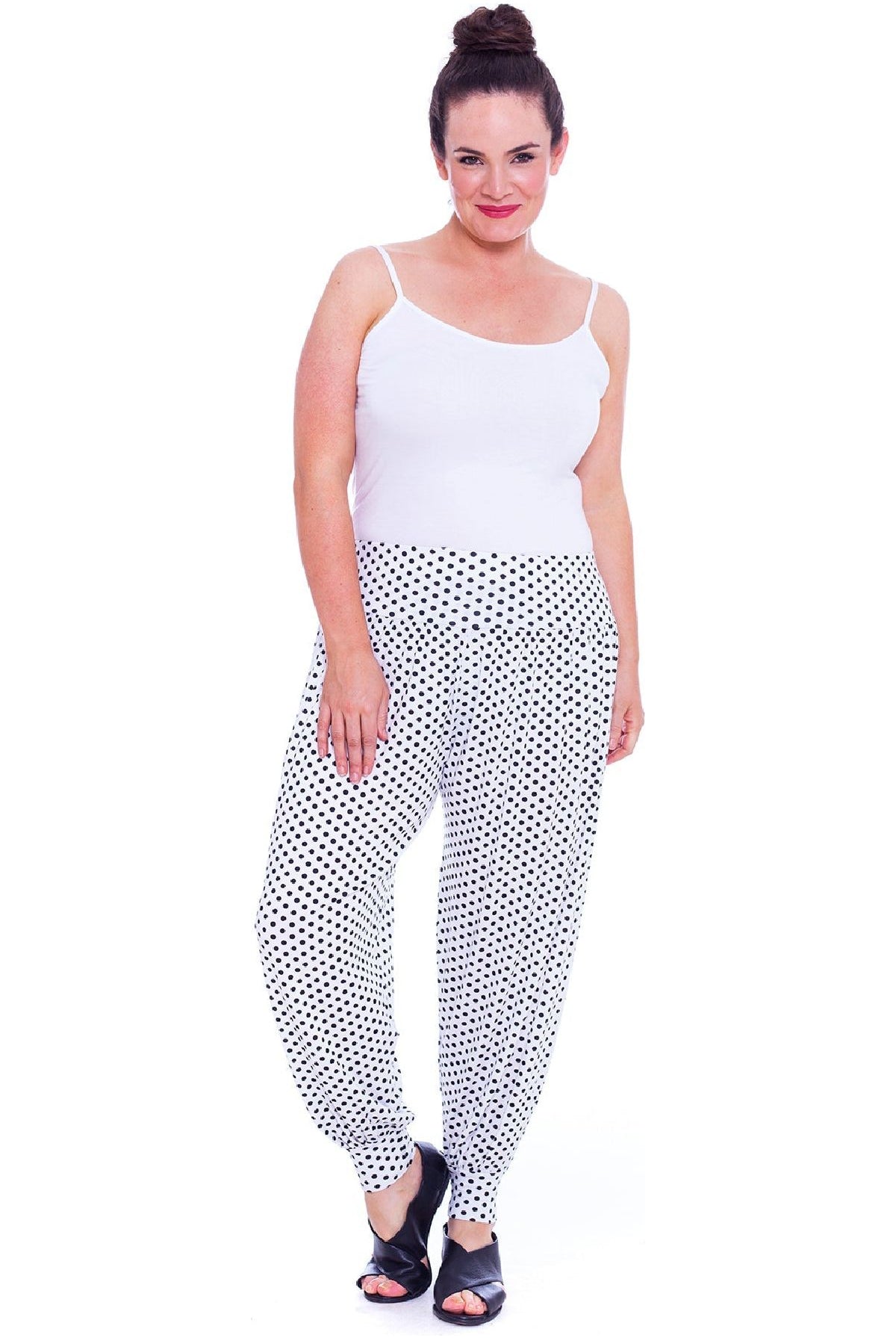 Polka Dot Print Harem Trouser Trousers WearAll