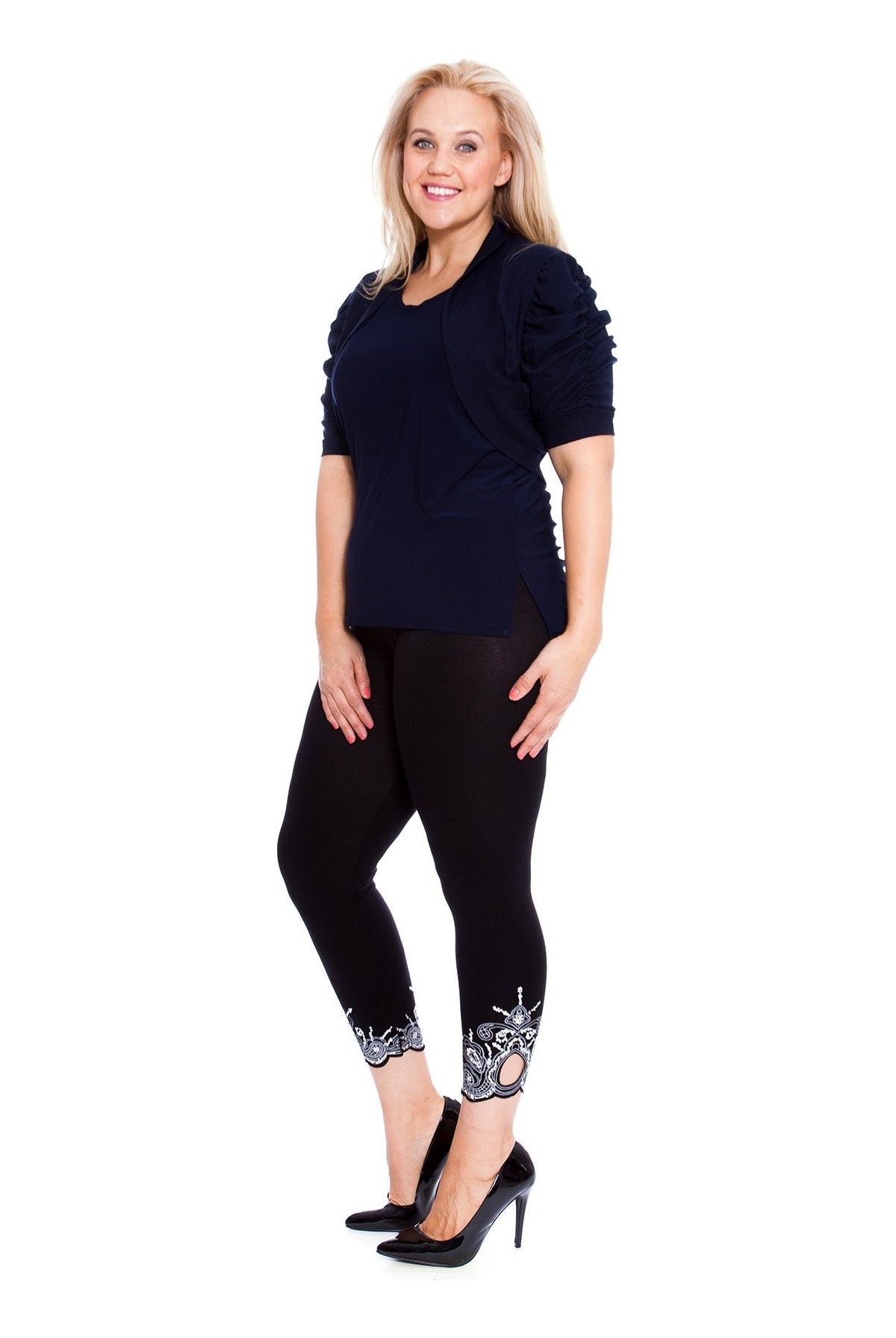 Puff Sleeve Bolero Shrug Tops WearAll