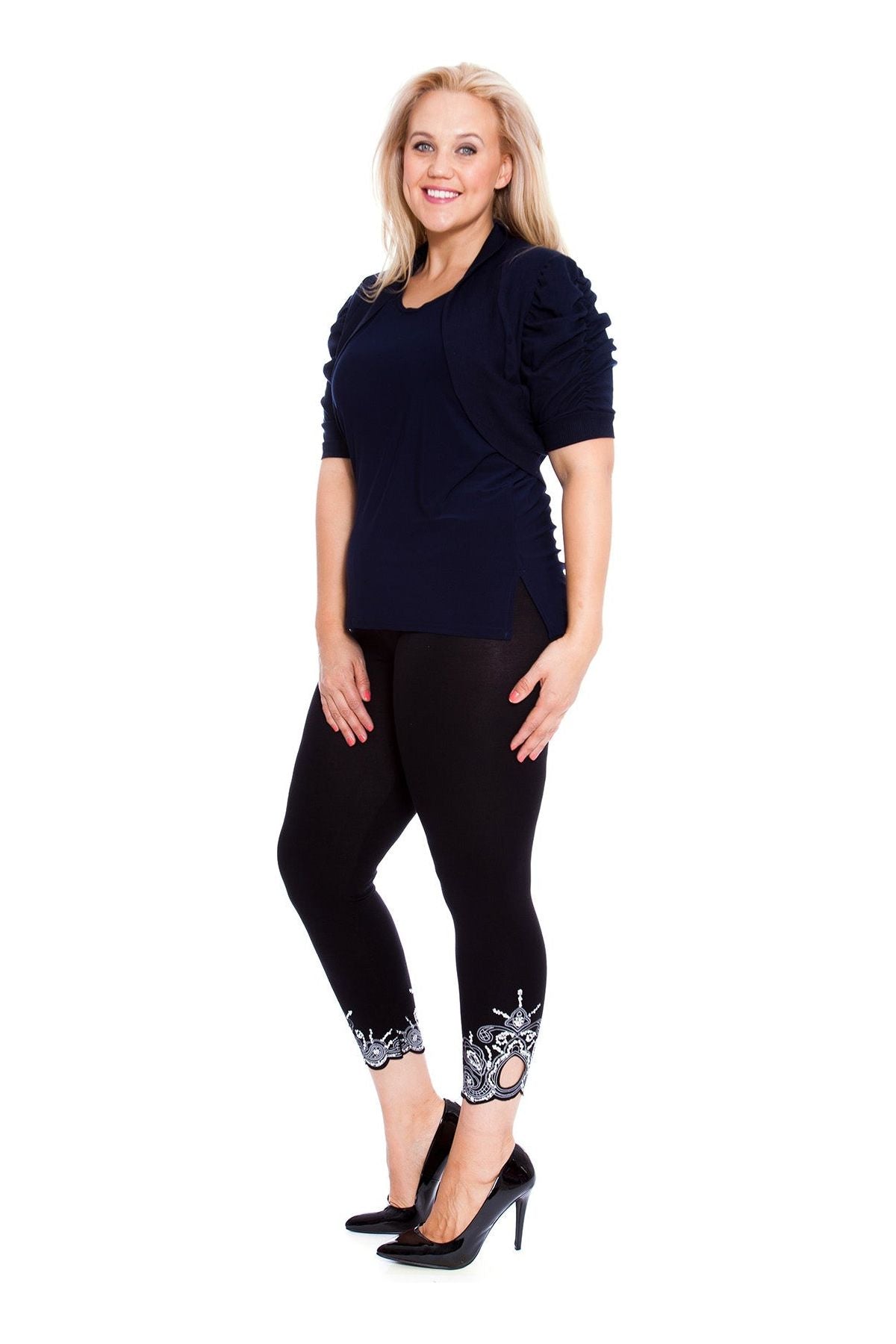 Puff Sleeve Bolero Shrug Tops WearAll