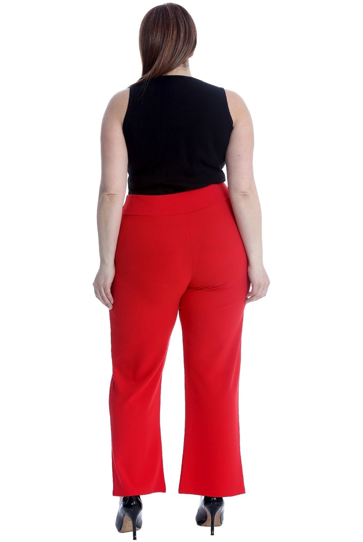 Plus Button Embellished Pocket Palazzo Trousers Trousers WearAll