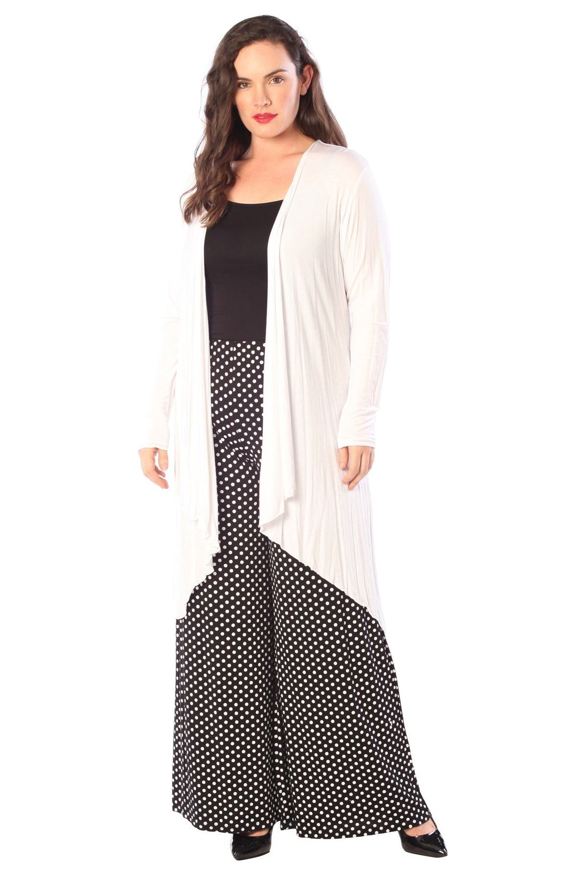 Open Front Hanky Hem Longsleeve Cardigan cardigan WearAll