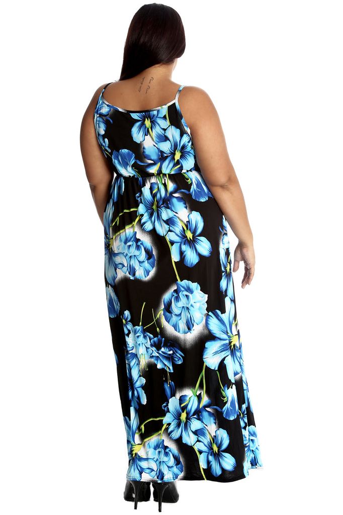 Plus Size Tank Top Floral Maxi Dress Dress WearAll