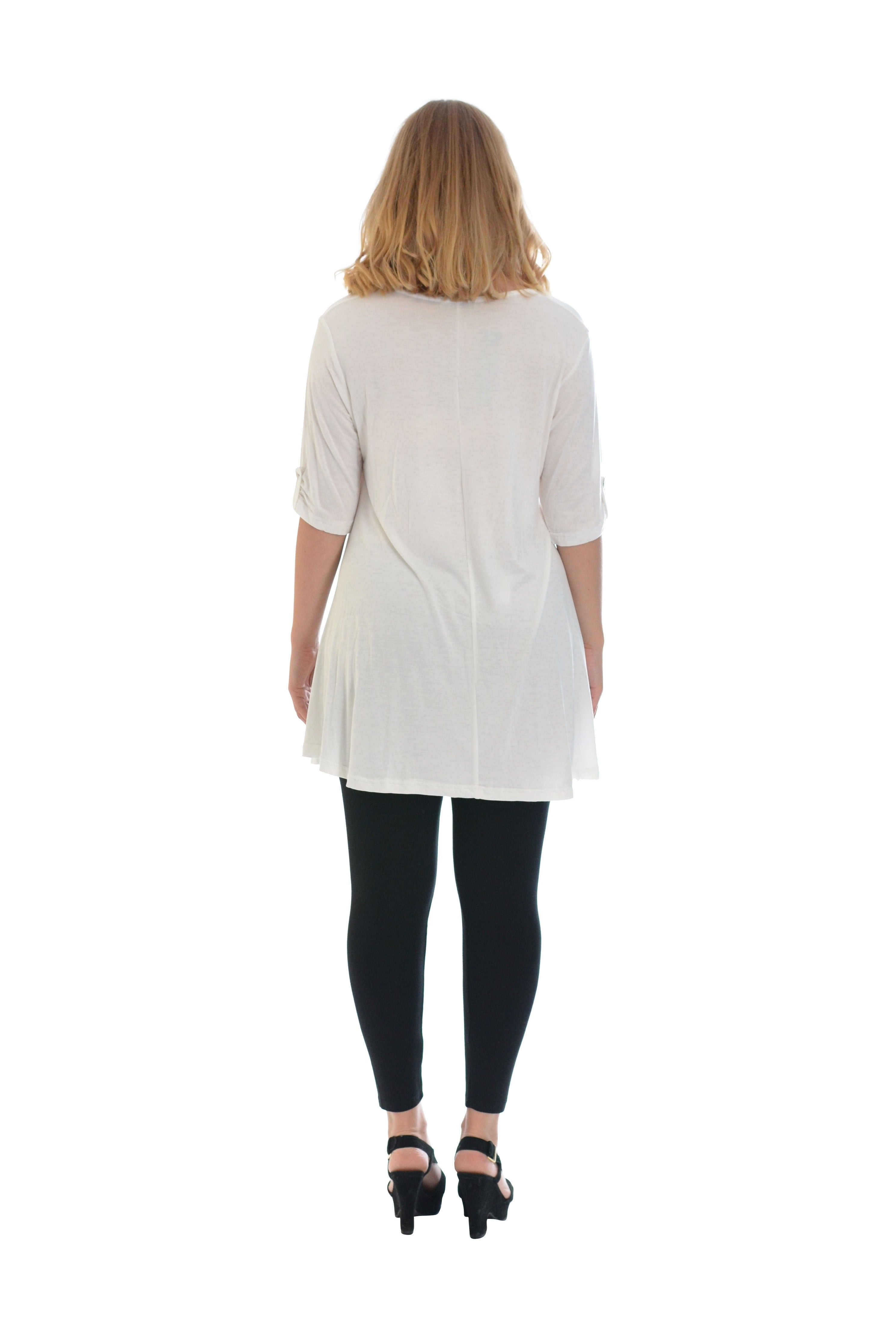 Cat With Hat Stud 2 Button Top Apparel & Accessories WearAll