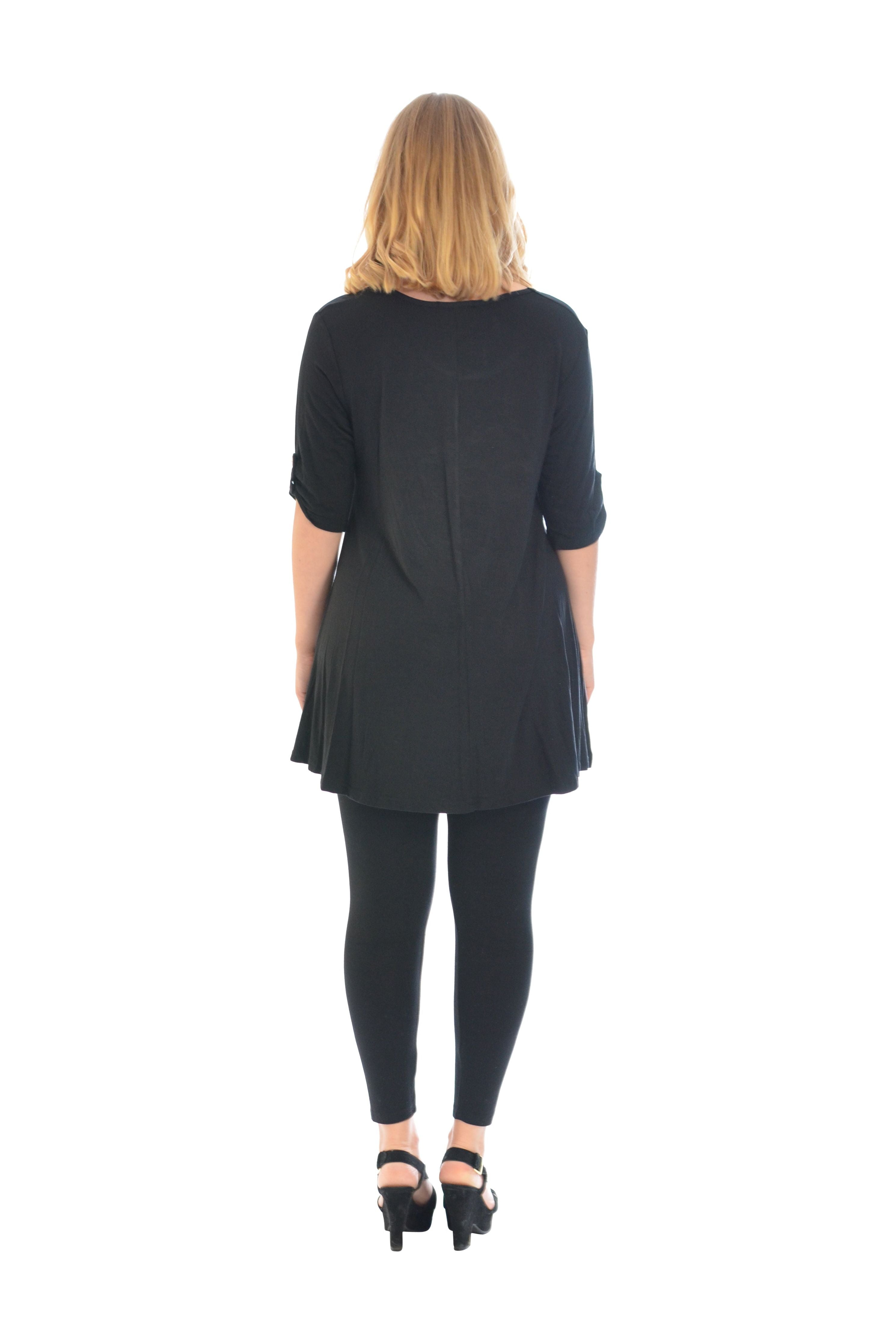 Cat With Hat Stud 2 Button Top Apparel & Accessories WearAll