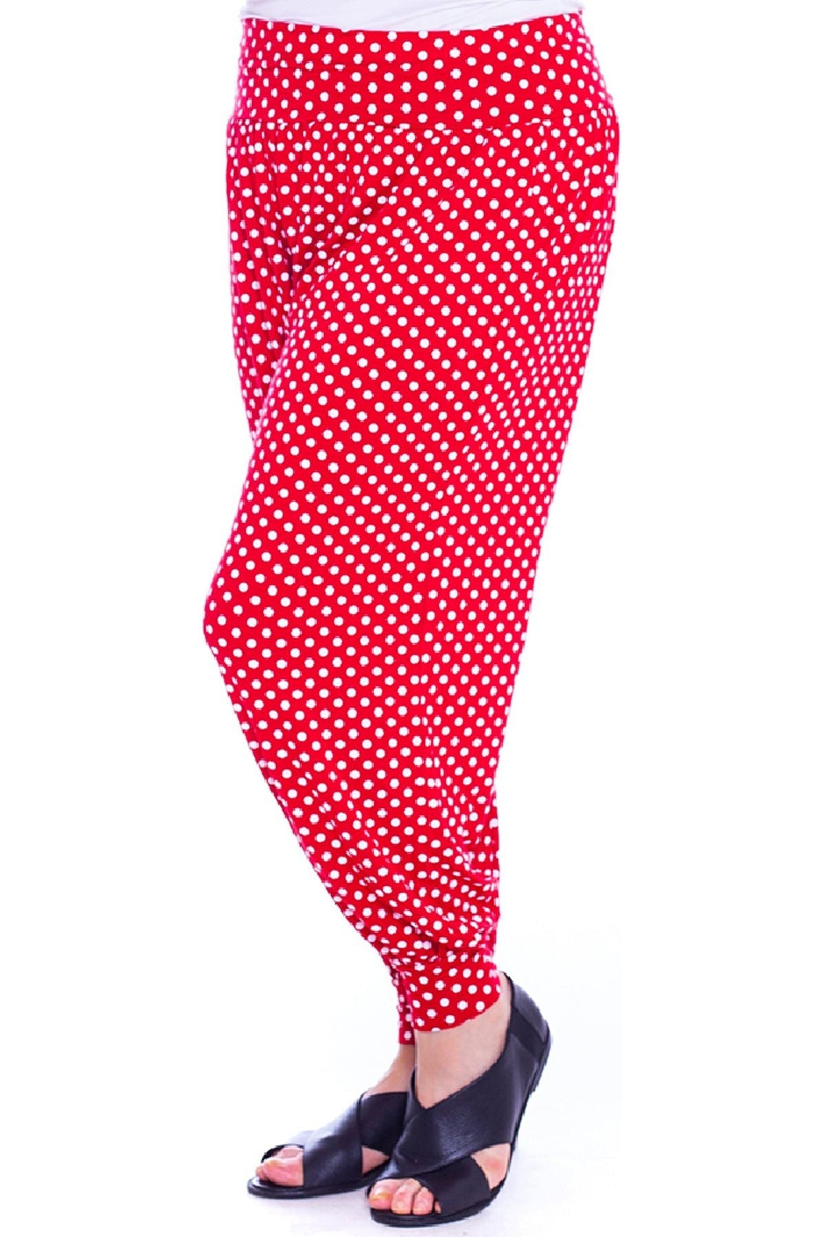 Polka Dot Print Harem Trouser Trousers WearAll