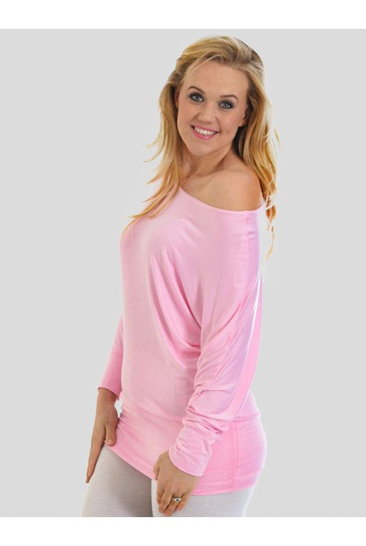 Off Shoulder Batwing Top Tops WearAll