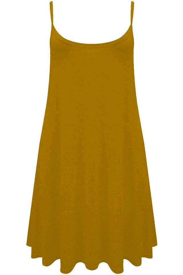 Thin Strap Plain Tank Top