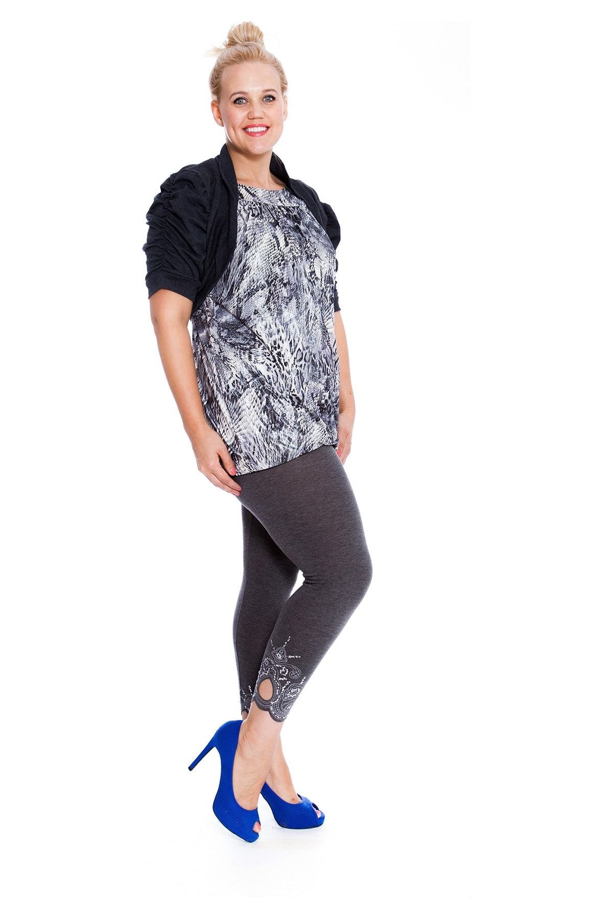 Puff Sleeve Bolero Shrug Tops WearAll