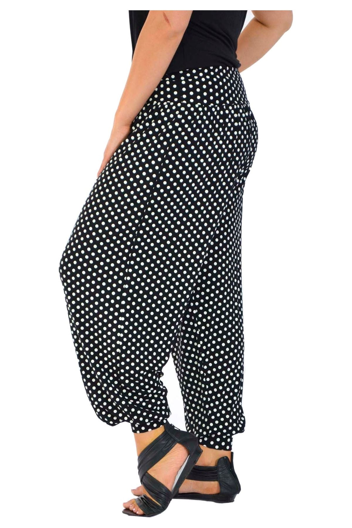 Polka Dot Print Harem Trouser Trousers WearAll