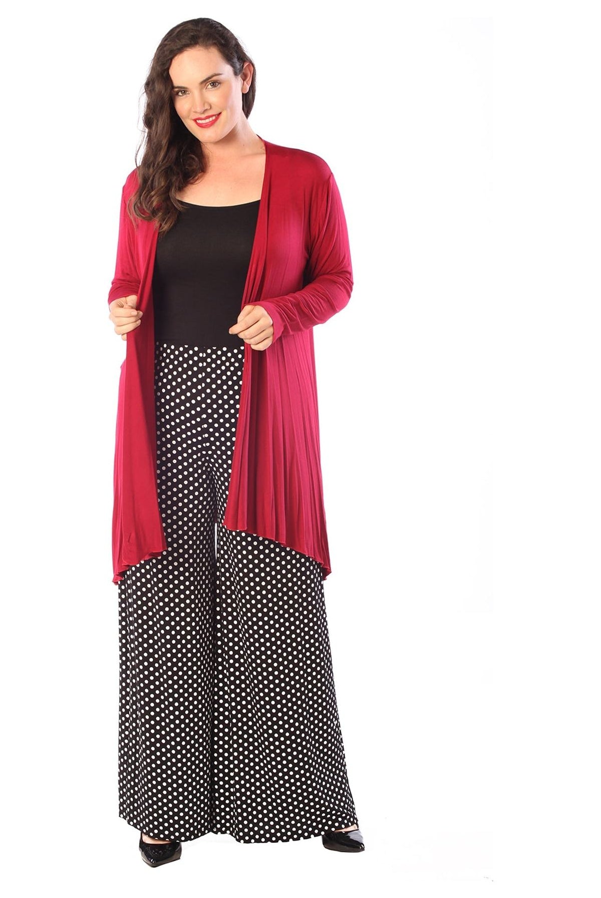 Open Front Hanky Hem Longsleeve Cardigan cardigan WearAll