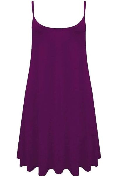 Thin Strap Plain Tank Top