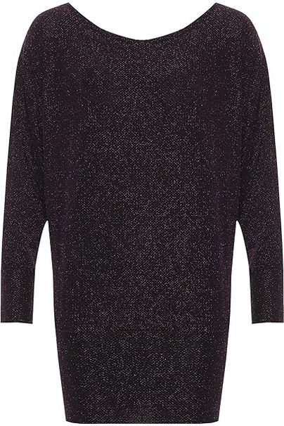 Off Shoulder Glitter Sparkle Batwing Top Tops WearAll Purple 14
