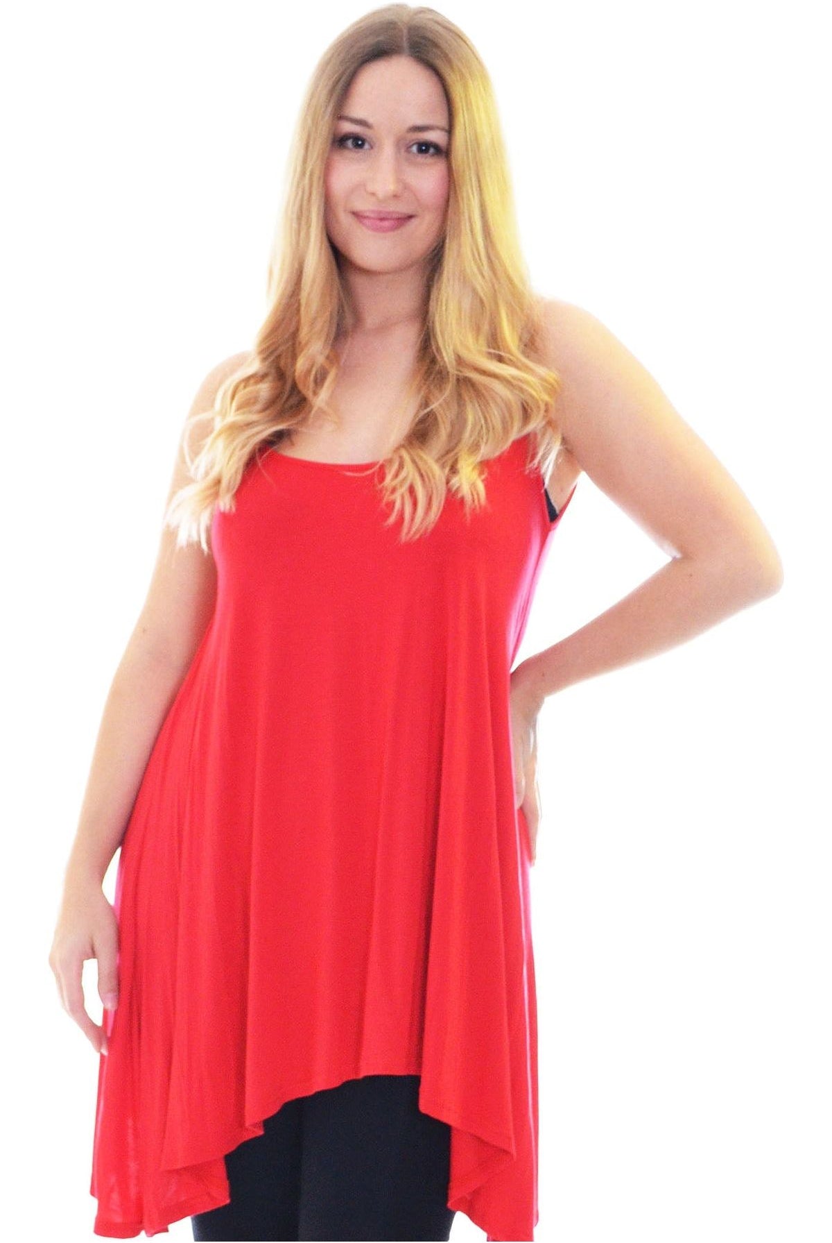 Plus Size Strappy Mini Dress Vest Top Dress WearAll