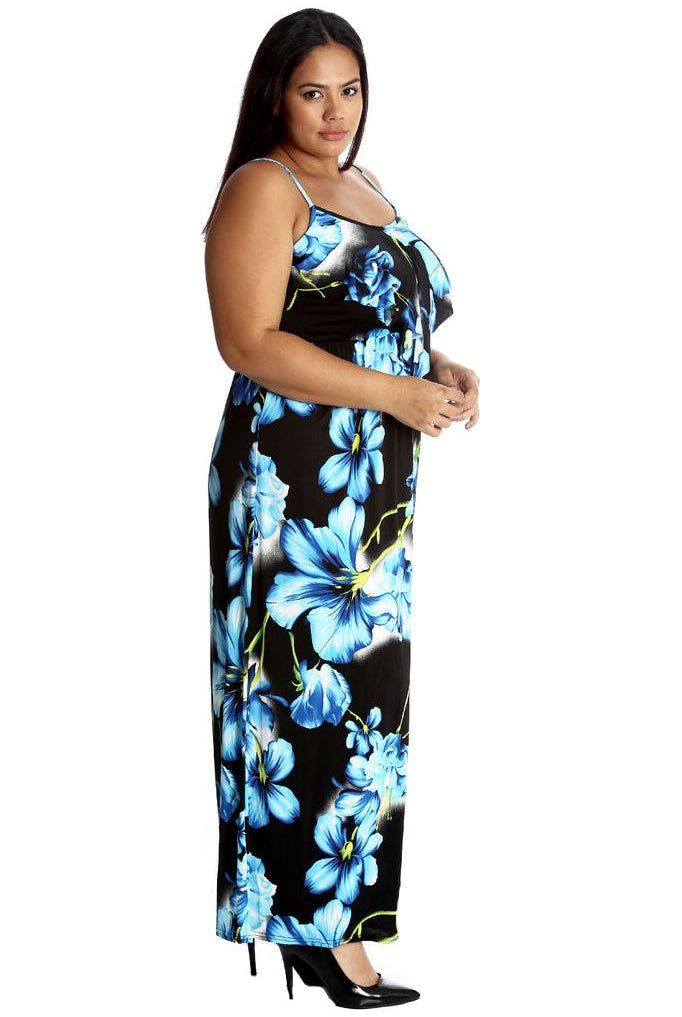 Plus Size Tank Top Floral Maxi Dress Dress WearAll