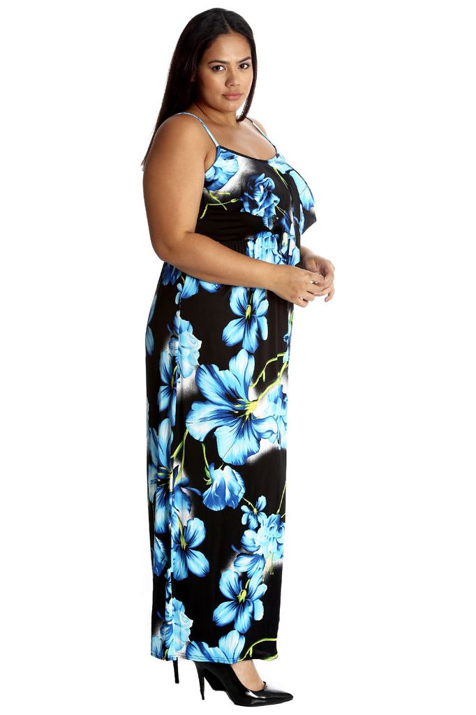 Plus Size Tank Top Floral Maxi Dress Dress WearAll
