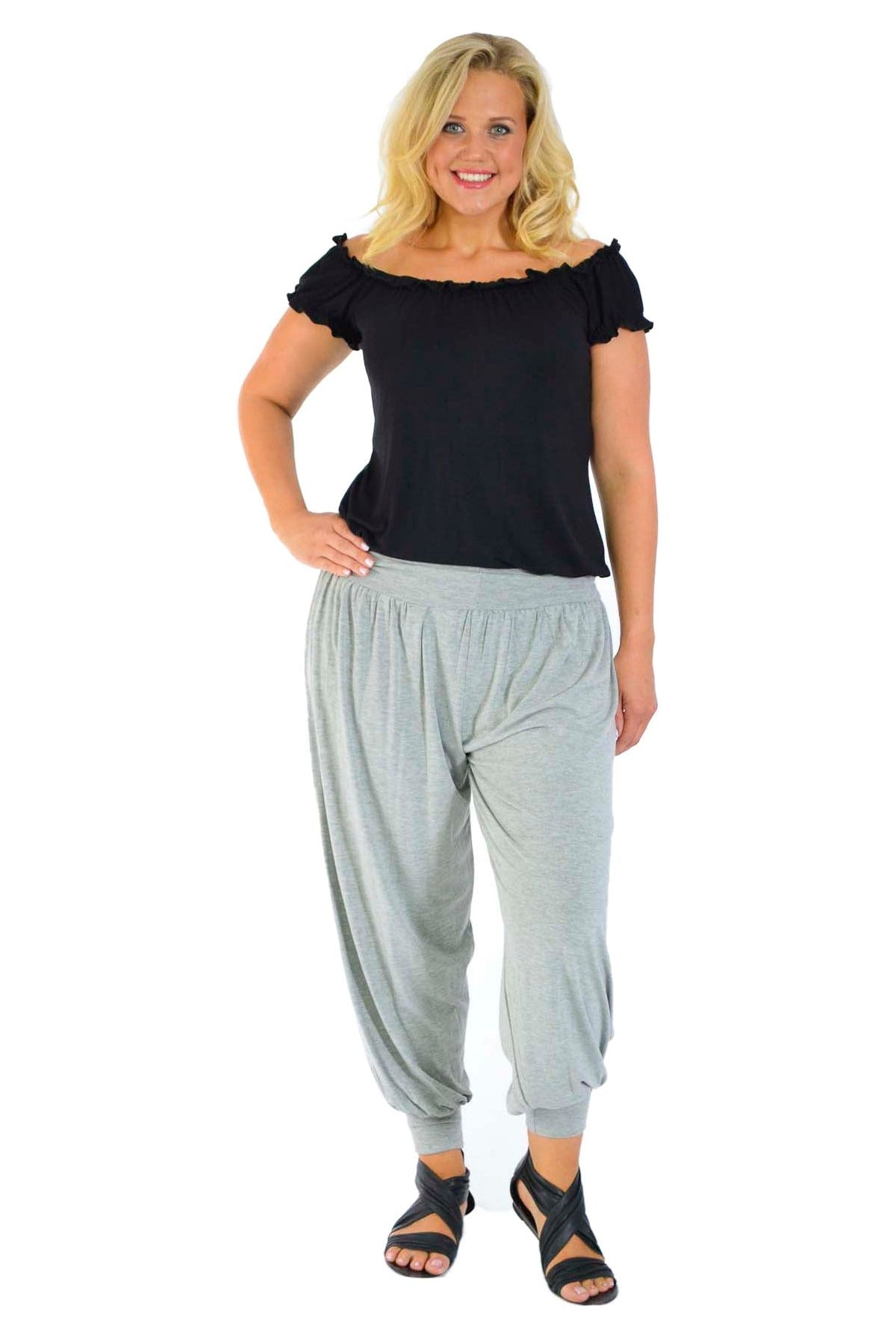 Plus Size Harem Trousers Full Length Trousers WearAll
