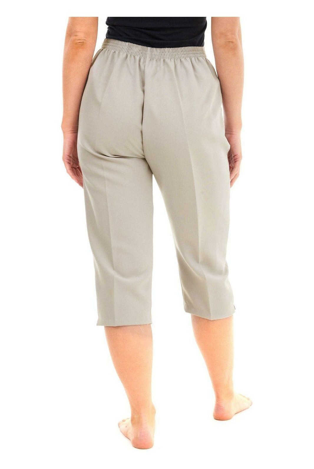 Ladies 3/4 Elasticated Trouser Shorts Trousers WearAll