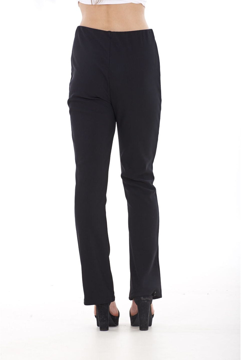 Plus Size Bootleg Ribbed Trouser Trousers WearAll