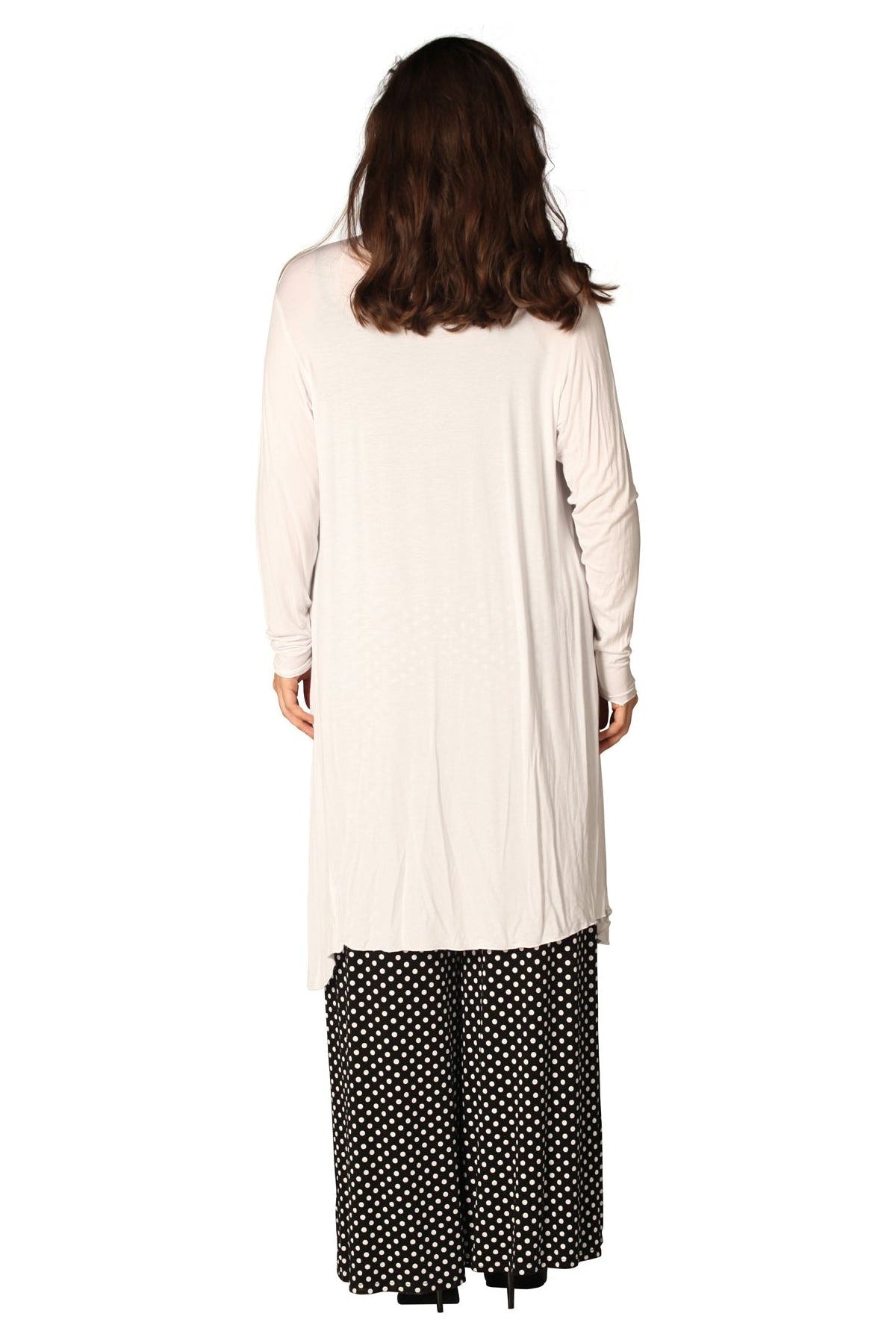 Open Front Hanky Hem Longsleeve Cardigan cardigan WearAll