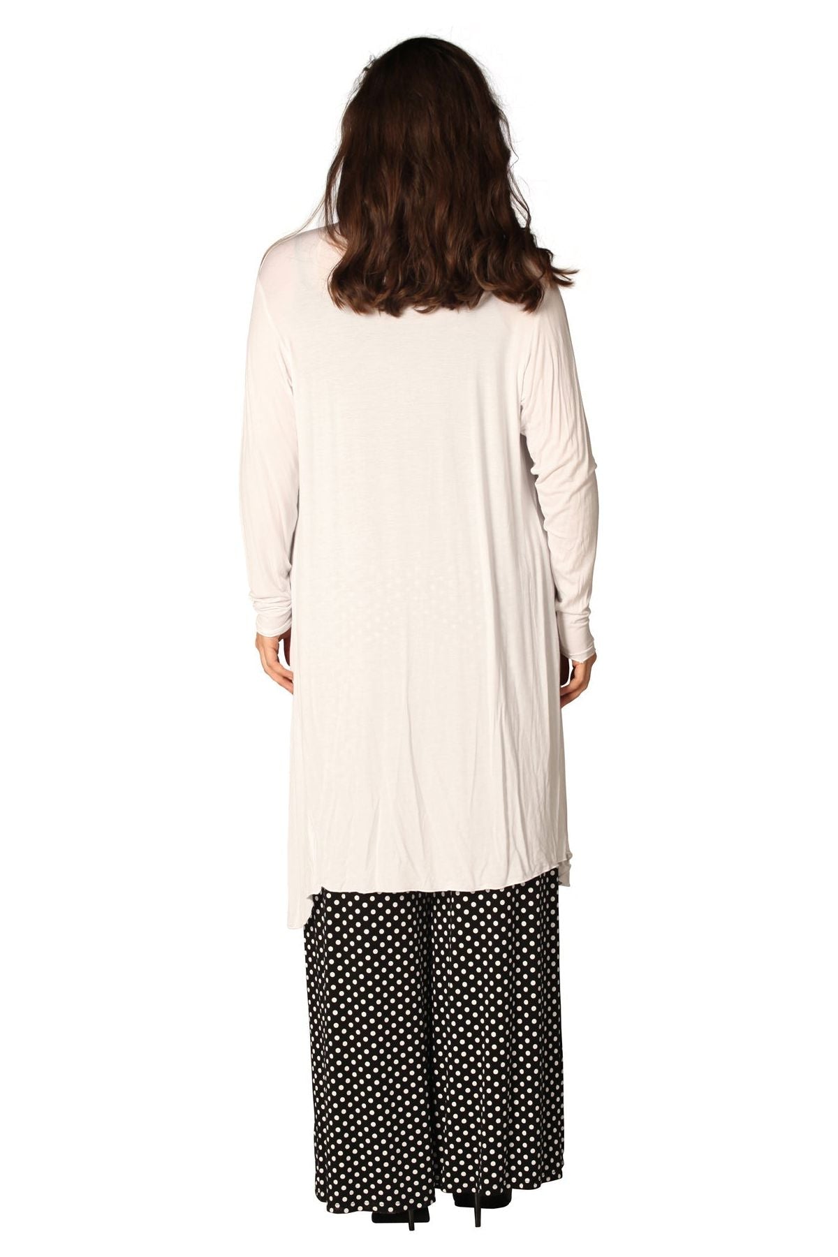 Open Front Hanky Hem Longsleeve Cardigan cardigan WearAll