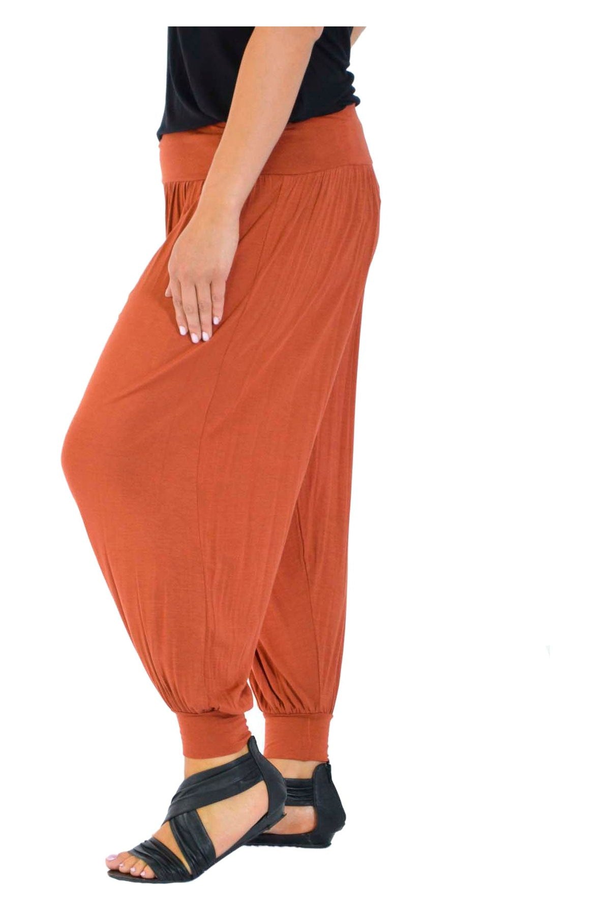 Plus Size Harem Trousers Full Length Trousers WearAll