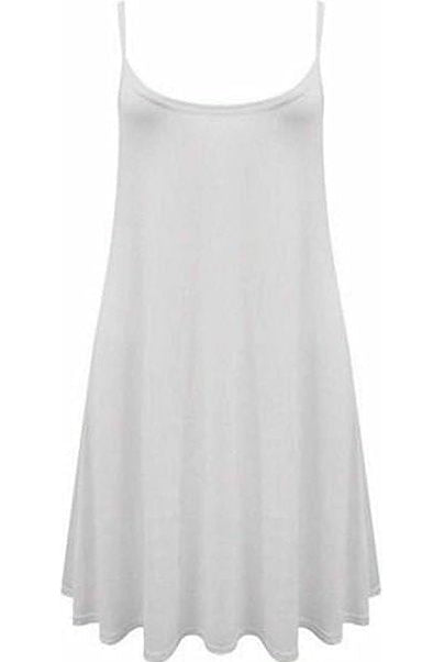 Thin Strap Plain Tank Top