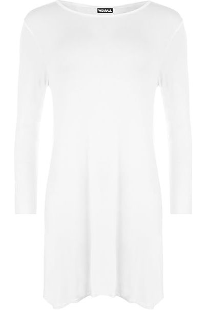 Plain Ladies Swing Dress Top Dress WearAll