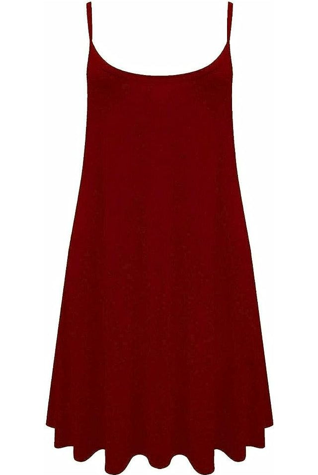 Thin Strap Plain Tank Top